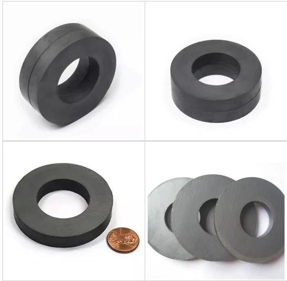 Y30/35 Ceramic Rings/Permanent/Hard Ferrite Magnets for Speakers, Used for DC Motors