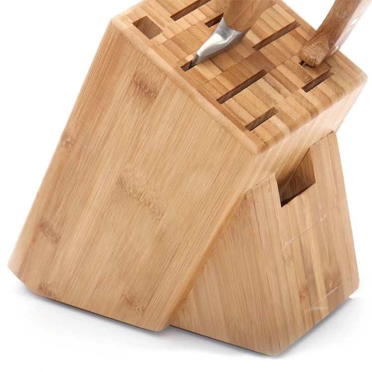 Wholesale Bamboo Magnetic Knife Block Stand Holder