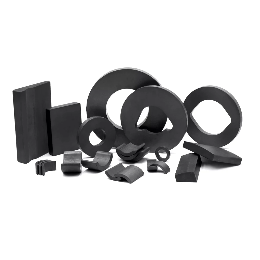 Industrial Hard Ferrite Custom Big Size Magnets Wholesale Cheap Ferrite Ring Magnet for Speaker